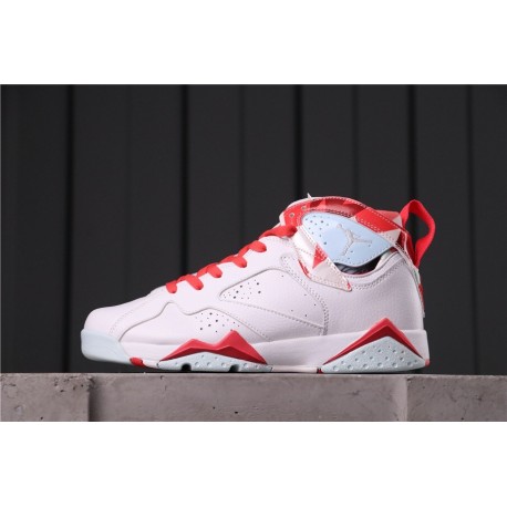 Air Jordan 7 Topaz Mist White Red 442960-104