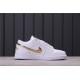 Air Jordan 1 Low Metallic Gold White Gold CZ4776-100