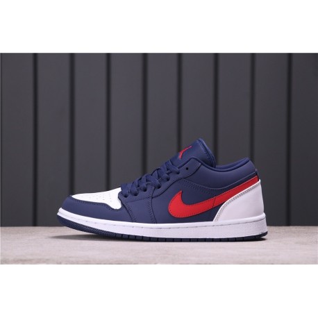 Air Jordan 1 Low Navy University Red White Blue Red CZ8454-400