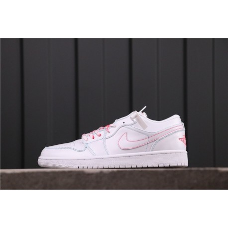 Air Jordan 1 Low GS Pink White Pink 554723-101