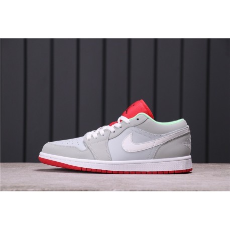 Air Jordan 1 Low VHare Grey Pink White 553558-021