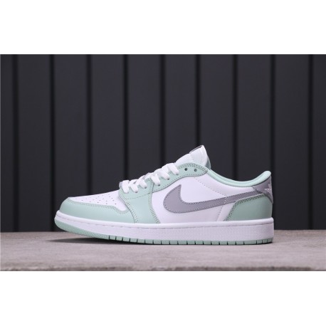 Air Jordan 1 Low Neutral Grey Light Green White Grey CZ0790-100