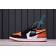 Air Jordan 1 Low Shattered Backboard Orange Black White 553558-128