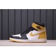 Air Jordan 1 High Yellow Ochre Yellow Black White 555088-109