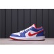 Air Jordan 1 Low Blue Red 309192-161