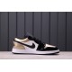 Air Jordan 1 Low Gold Toe Black Gold CQ9447-700