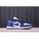 Air Jordan 1 Low Blue White 553558-401