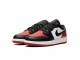 Nike Air Jordan 1 Low (GS) BRED TOE 553560-161 Shoes