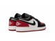 Nike Air Jordan 1 Low (GS) BRED TOE 553560-161 Shoes