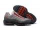 Mens Nike Air Max 95 OG Grey Red Sneakers AT2865 100