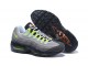 Women/Men Nike Air Max 95 OG QS Blacksafety Orangevolt Sneakers 810374 078