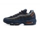 Mens Nike Air Max 95 TT Black Blue Sneakers CW7477 400