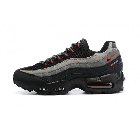 Mens Nike Air Max 95 TT Black Grey Red Sneakers CW7477 001