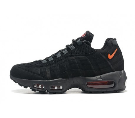 Mens Nike Air Max 95 TT Black Orange Sneakers DV5672 001