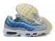 Mens Nike Air Max 95 TT Blue Grey White Sneakers CW7992 001