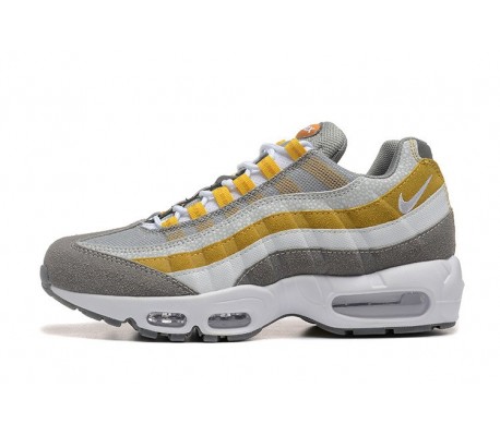 Mens Nike Air Max 95 TT Grey Yellow White Sneakers DM0011 010