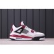 Air Jordan 4 PSG White Red Black CZ5624-100