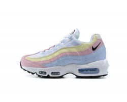 Womens Nike Air Max 95 TT WMNS Blue Yellow Pink Sneakers