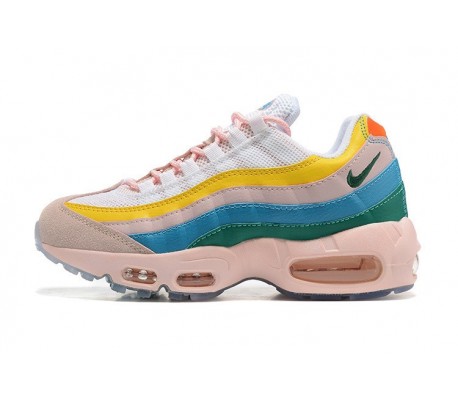 Womens Nike Air Max 95 TT WMNS Yellow Pink White Sneakers DQ9323 200