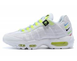 Women/Men Nike Air Max 95 TT Worldwide White Yellow Sneakers CV9030 100