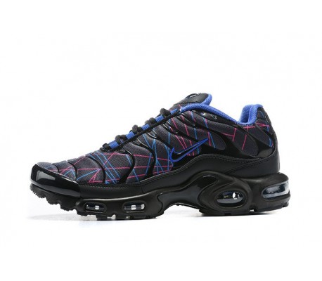 Mens Nike Air Max Plus Tn Black Blue AQ9979 400 Sneakers