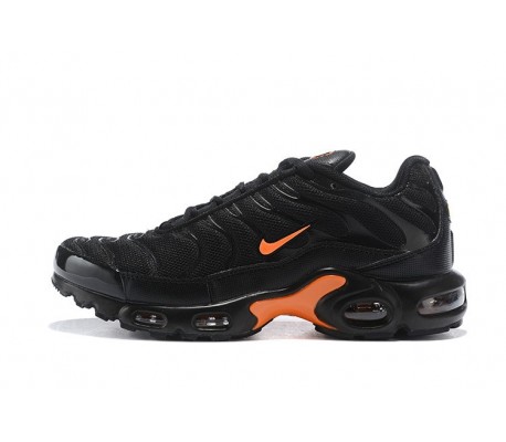 Mens Nike Air Max Plus Tn Black Orange Sneakers