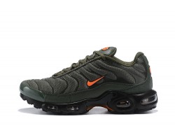 Mens Nike Air Max Plus Tn Green Orange Sneakers