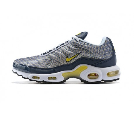 Mens Nike Air Max Plus Tn Grey Yellow Sneakers BV1983 500