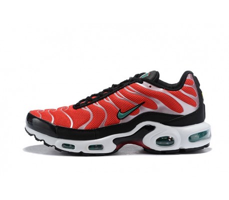 Mens Nike Air Max Plus Tn Red Black Sneakers