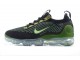 Women/Men Nike Air VaporMax 2021 Flyknit Black Green DQ7640 001 Sneakers