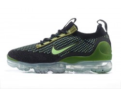 Women/Men Nike Air VaporMax 2021 Flyknit Black Green DQ7640 001 Sneakers