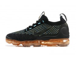 Women/Men Nike Air VaporMax 2021 Flyknit Black Orange Sneakers