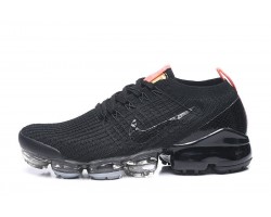 Women/Men Nike Air VaporMax Flyknit 3 Black Orange Sneakers