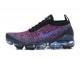 Women/Men Nike Air VaporMax Flyknit 3 Black Purple Sneakers AJ6900 009