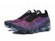 Women/Men Nike Air VaporMax Flyknit 3 Black Purple Sneakers AJ6900 009