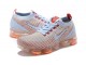 Women/Men Nike Air VaporMax Flyknit 3 White Orange Sneakers AJ6910 400