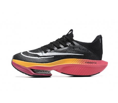 Mens Nike Air Zoom Alphafly Next 2 Black Orange Sneakers