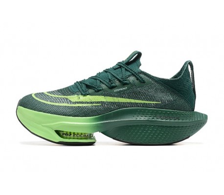 Mens Nike Air Zoom Alphafly Next 2 Green Sneakers