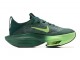 Mens Nike Air Zoom Alphafly Next 2 Green Sneakers