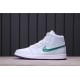 Air Jordan 1 Mid SE Nike Hoops White Green CW5853-100